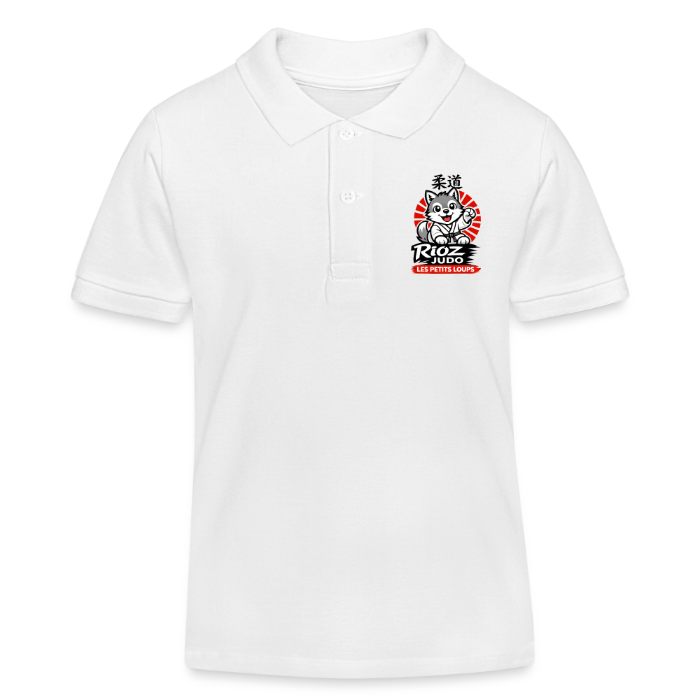 Image of Polo Essentielle — Les Petits Loups - blanc