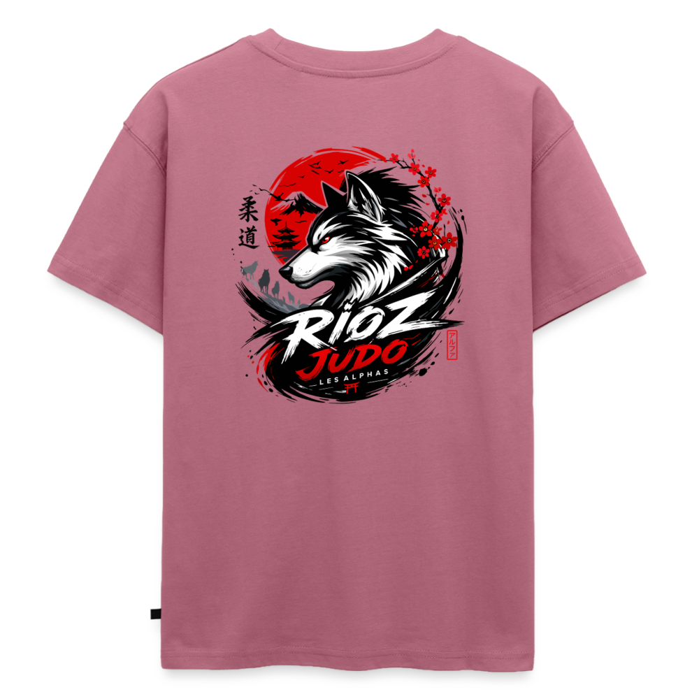 Image of T-shirt ado Oversize — ALPHA - mauve