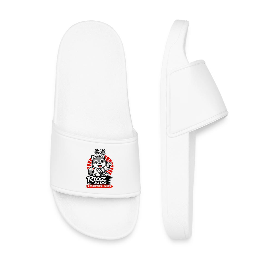 Image of Claquettes Dojo — Les Petits Loups - blanc