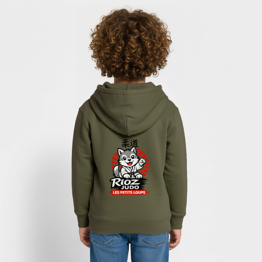 Image of Hoodie Signature — Les Petits Loups - kaki