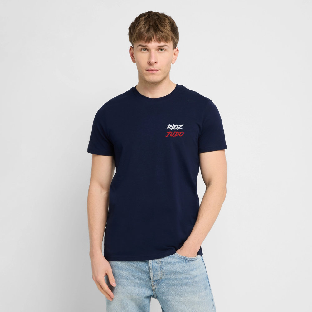 Image of T-shirt Signature Adulte — Rioz Judo - marine
