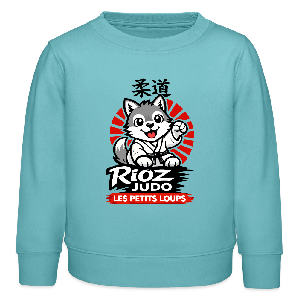 Image of Sweat Essentielle — Les Petits Loups - turquoise pastel