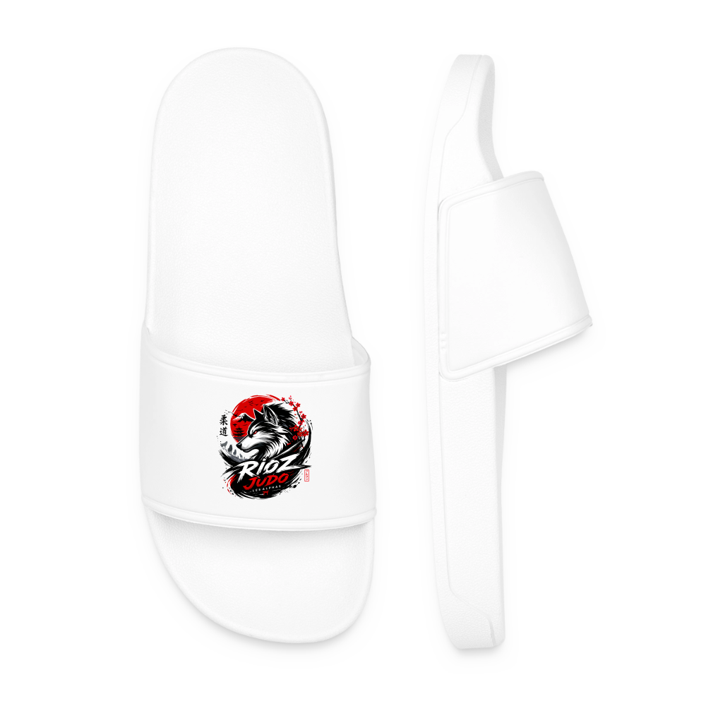 Image of Claquettes adultes Dojo — ALPHA - blanc