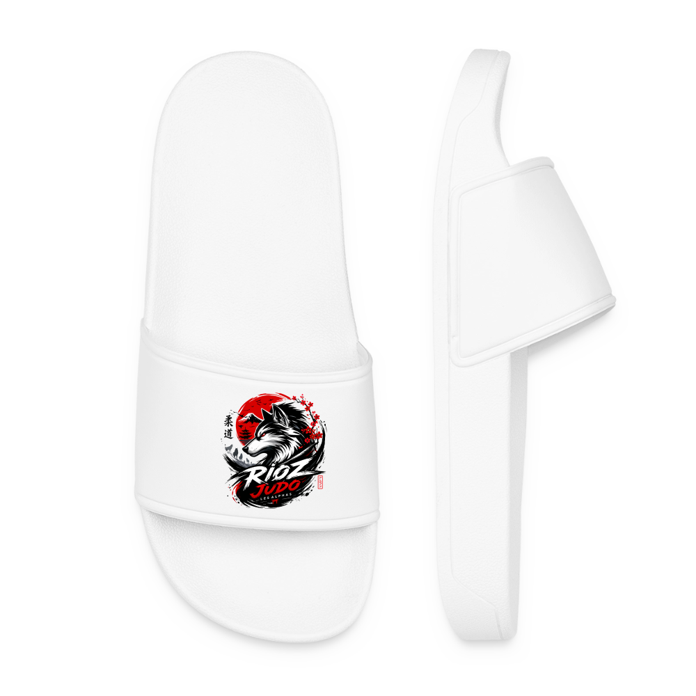 Image of Claquettes ado Dojo — ALPHA - blanc