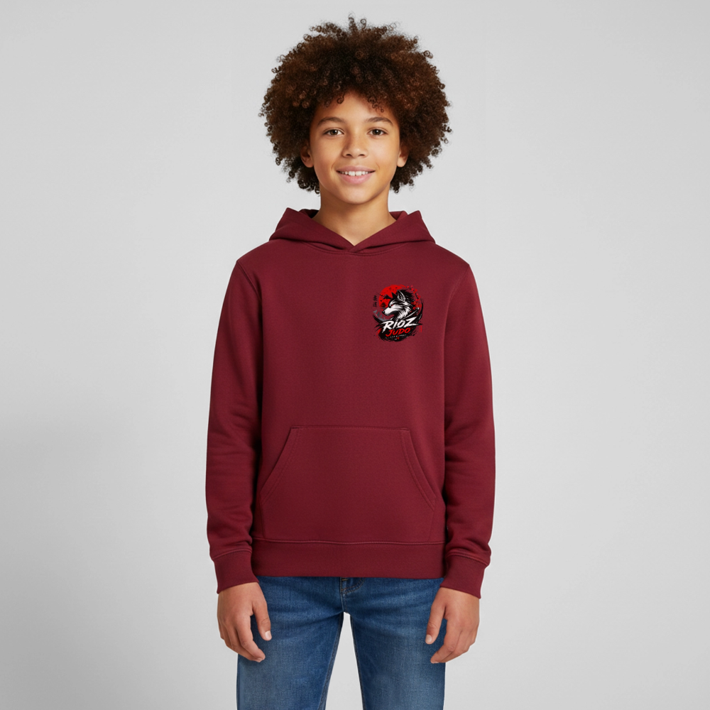 Image of Hoodie ado Essentielle — ALPHA - bordeaux