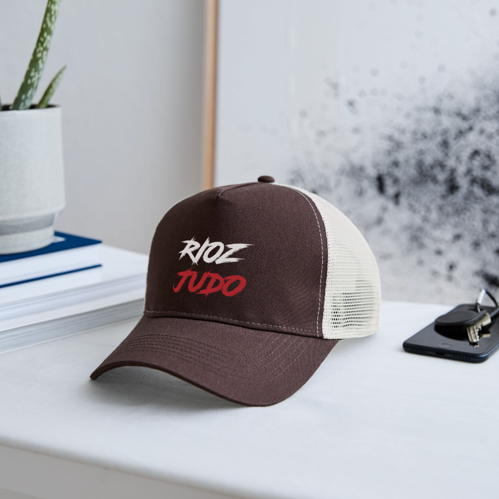 Image of Casquette Rioz Judo — ALPHA - marron/beige