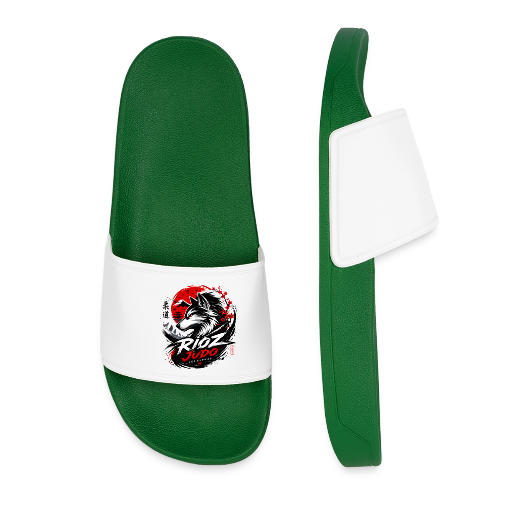Image of Claquettes ado Dojo — ALPHA - vert foncé