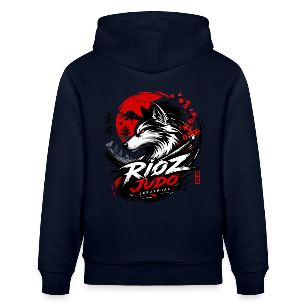 Image of Hoodie Signature Adulte — Rioz Judo - marine