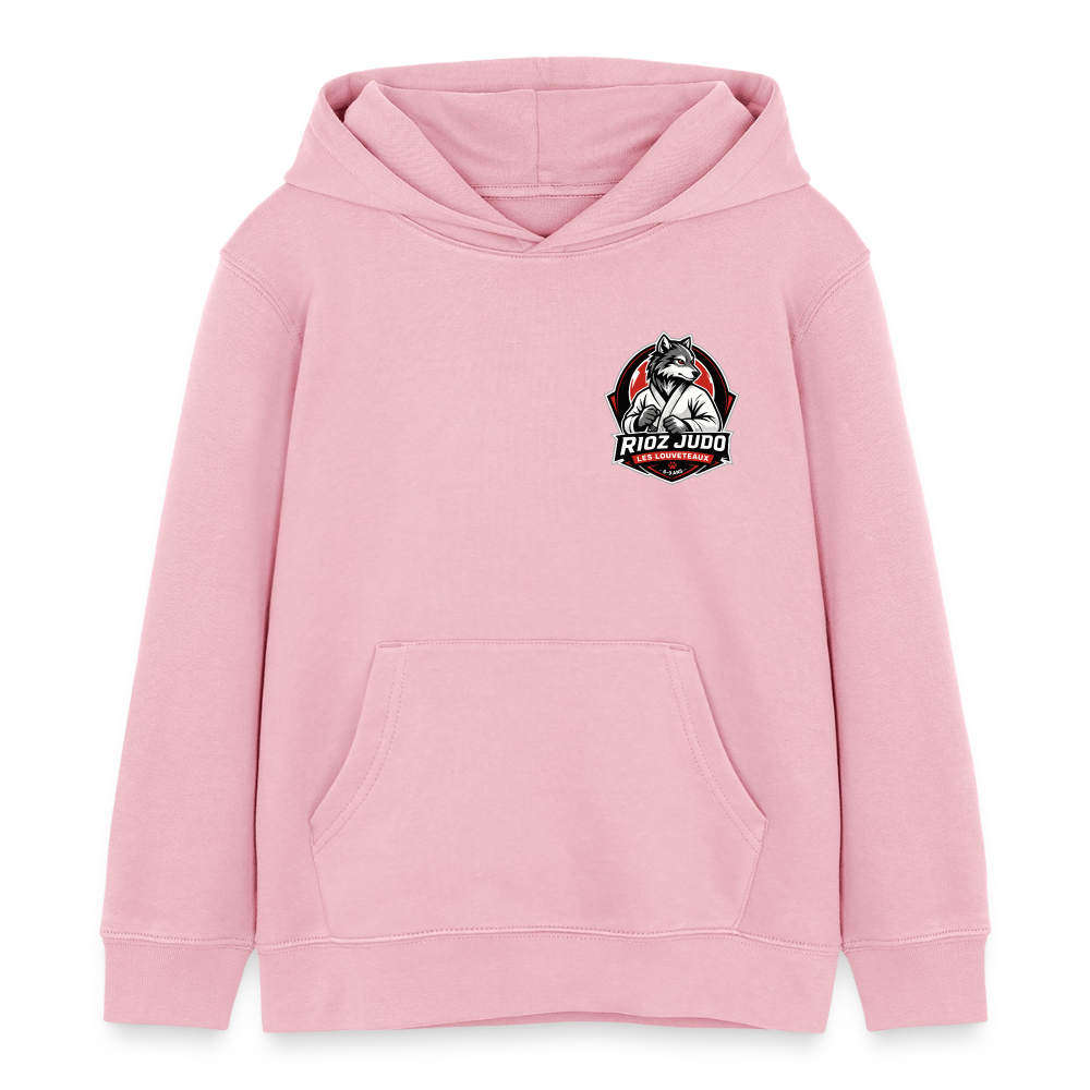 Image of Hoodie Essentielle — Les Louveteaux - rose pâle