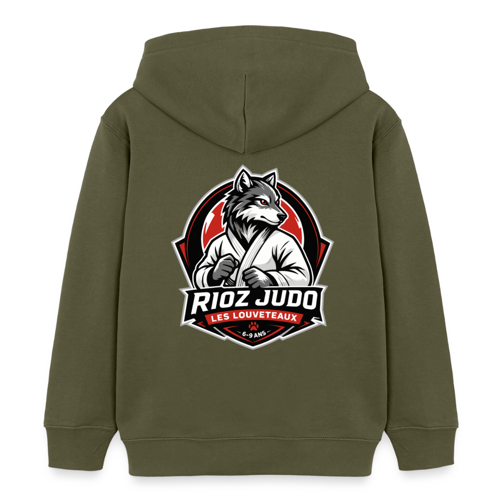 Image of Hoodie Signature — Les Louveteaux - kaki