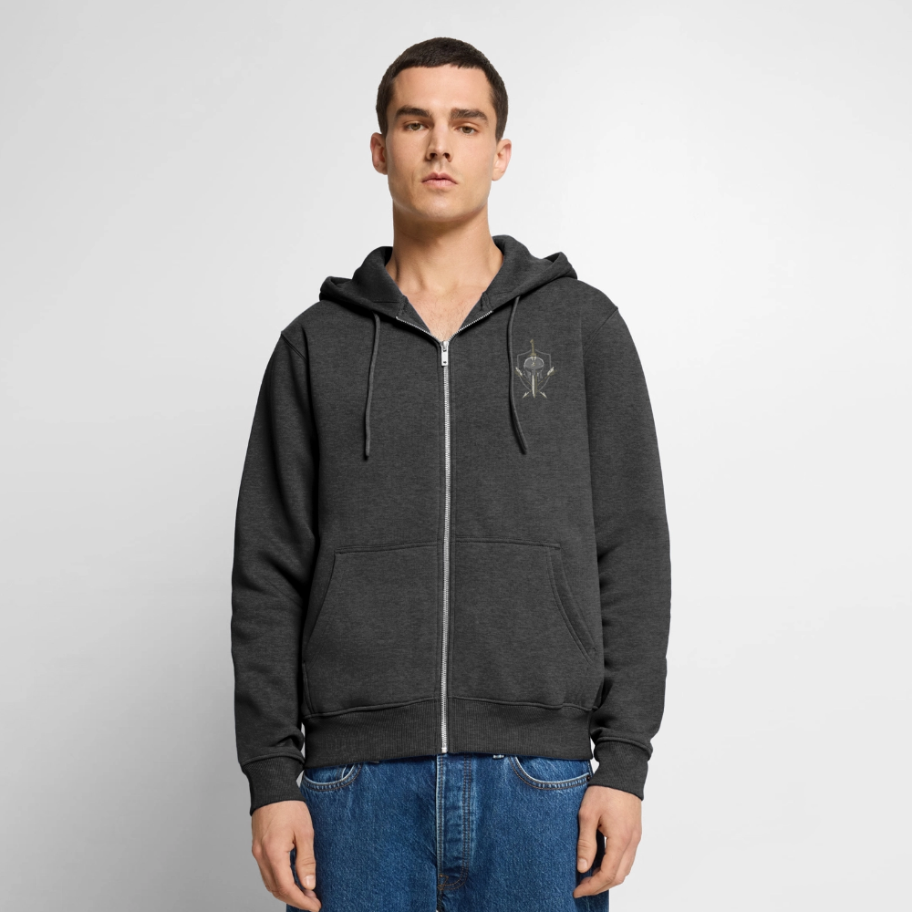 Image of Veste à Capuche Zippée – Spartiate CTM - anthracite chiné