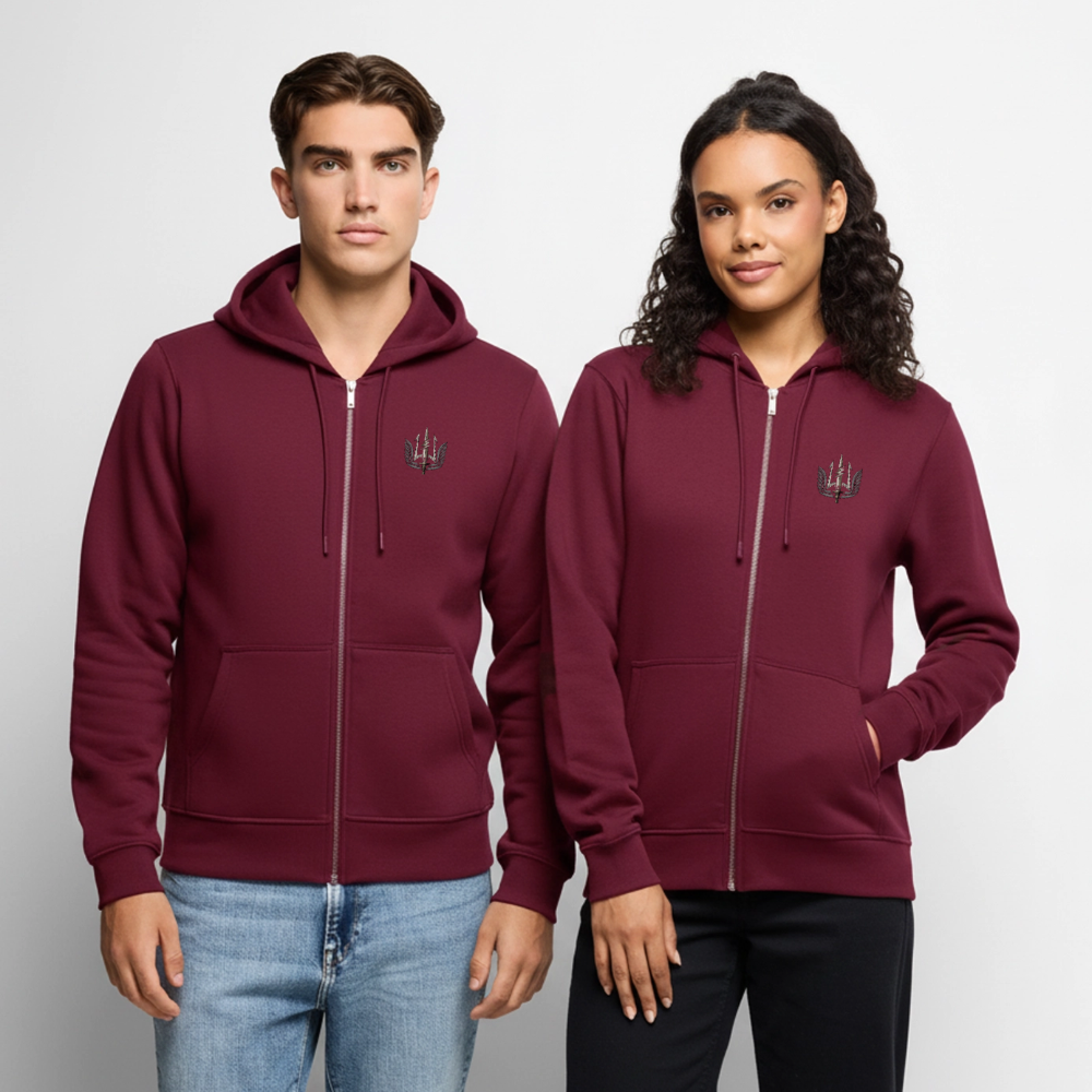 Image of Veste à Capuche Zippée – Trident AIS 84 - bourgogne