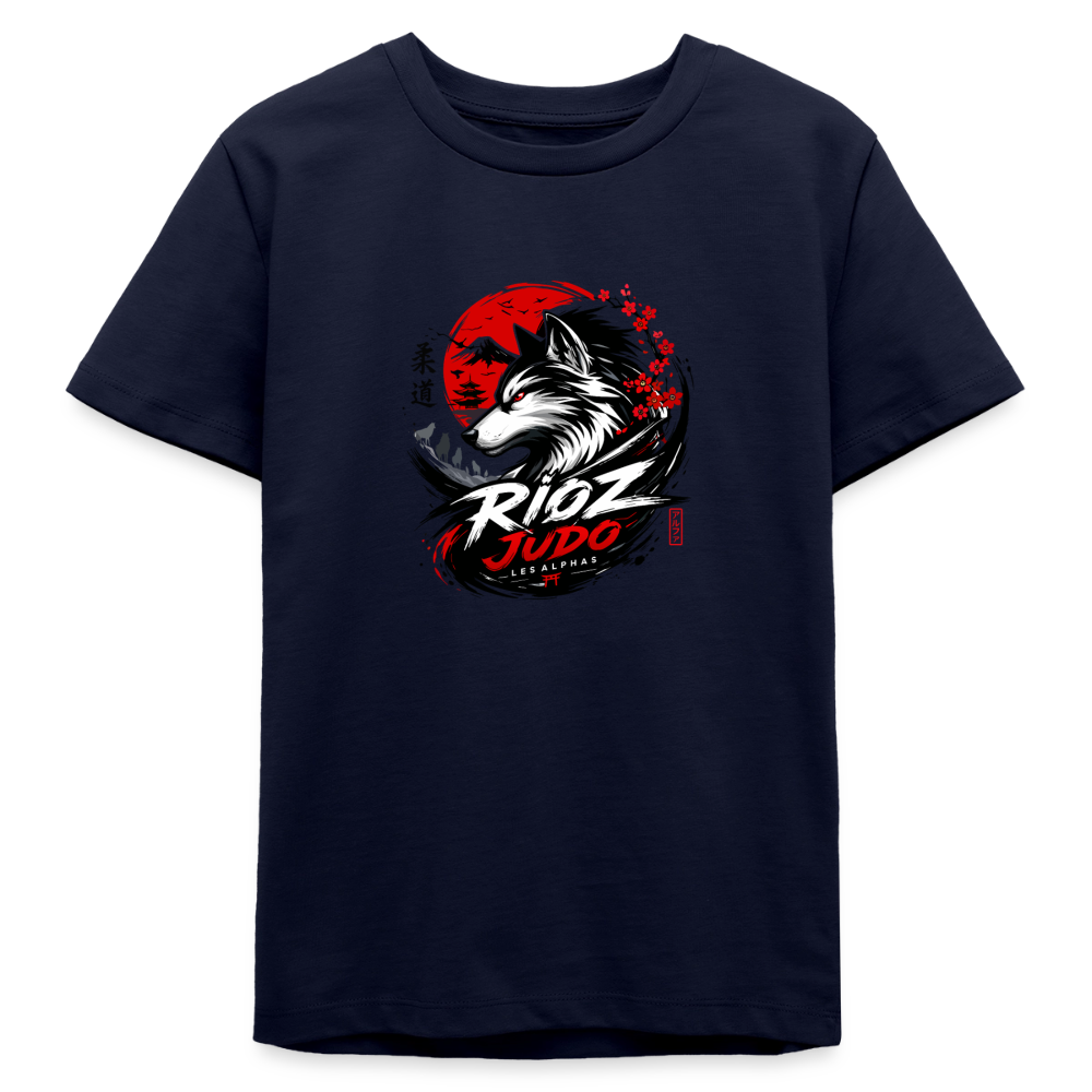 Image of T-shirt ado Essentielle — ALPHA - marine