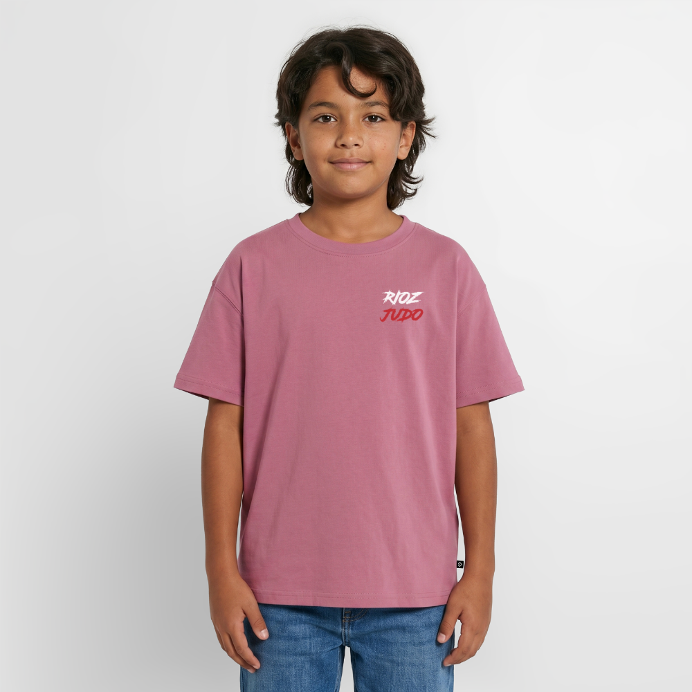 Image of T-shirt ado Oversize — ALPHA - mauve
