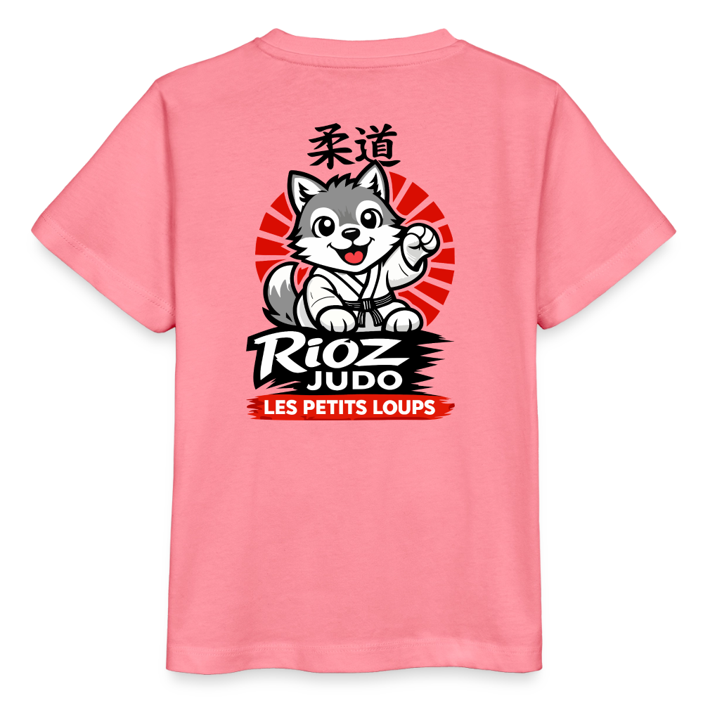 Image of T-shirt Signature — Les Petits Loups - rose 