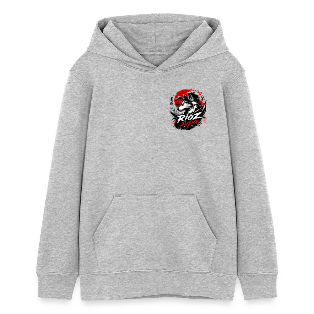 Image of Hoodie ado Essentielle — ALPHA - gris chiné