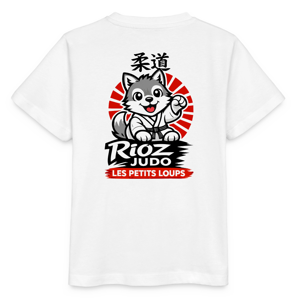 Image of T-shirt Signature — Les Petits Loups - blanc