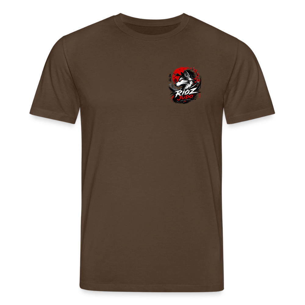 Image of T-shirt Lifestyle Essentielle Adulte — Rioz Judo - marron foncé