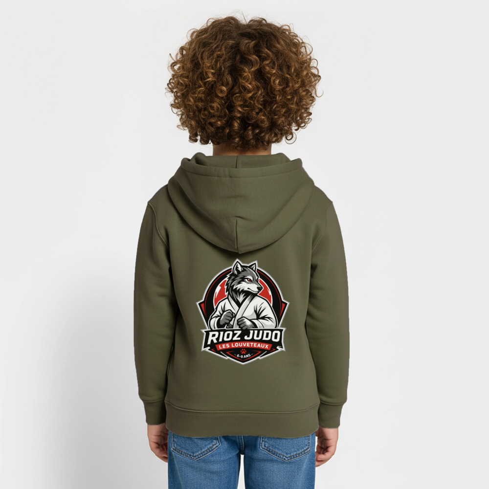 Image of Hoodie Signature — Les Louveteaux - kaki