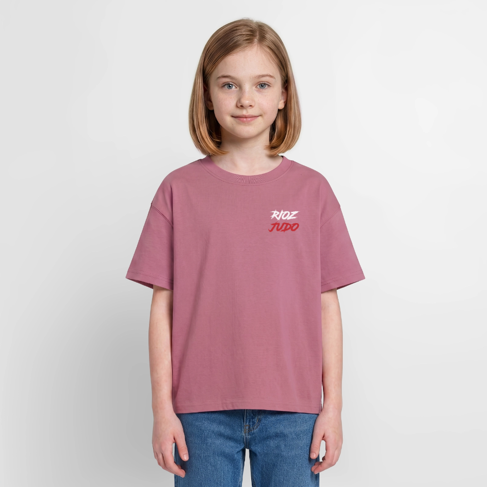 Image of T-shirt ado Oversize — ALPHA - mauve