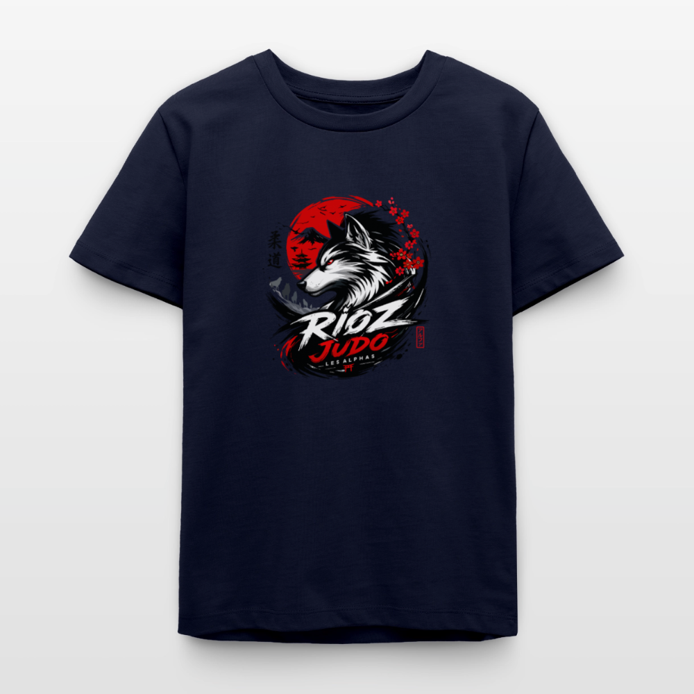 Image of T-shirt ado Essentielle — ALPHA - marine