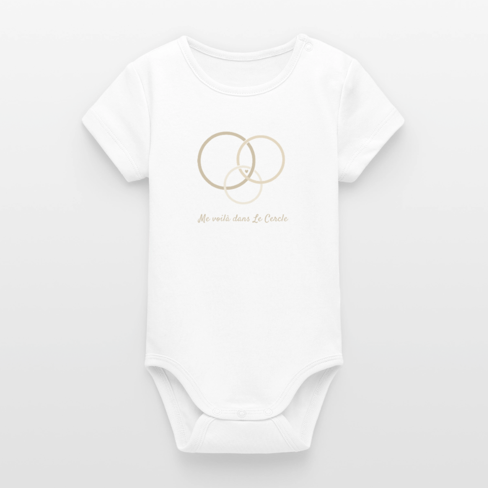 Body Bébé Signature — Le Cercle s’agrandit - blanc