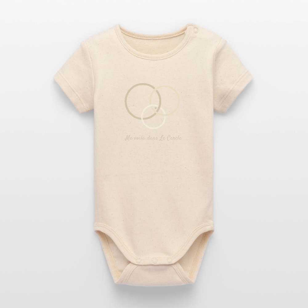 Image of Body Bébé Signature — Le Cercle s’agrandit - écru doux