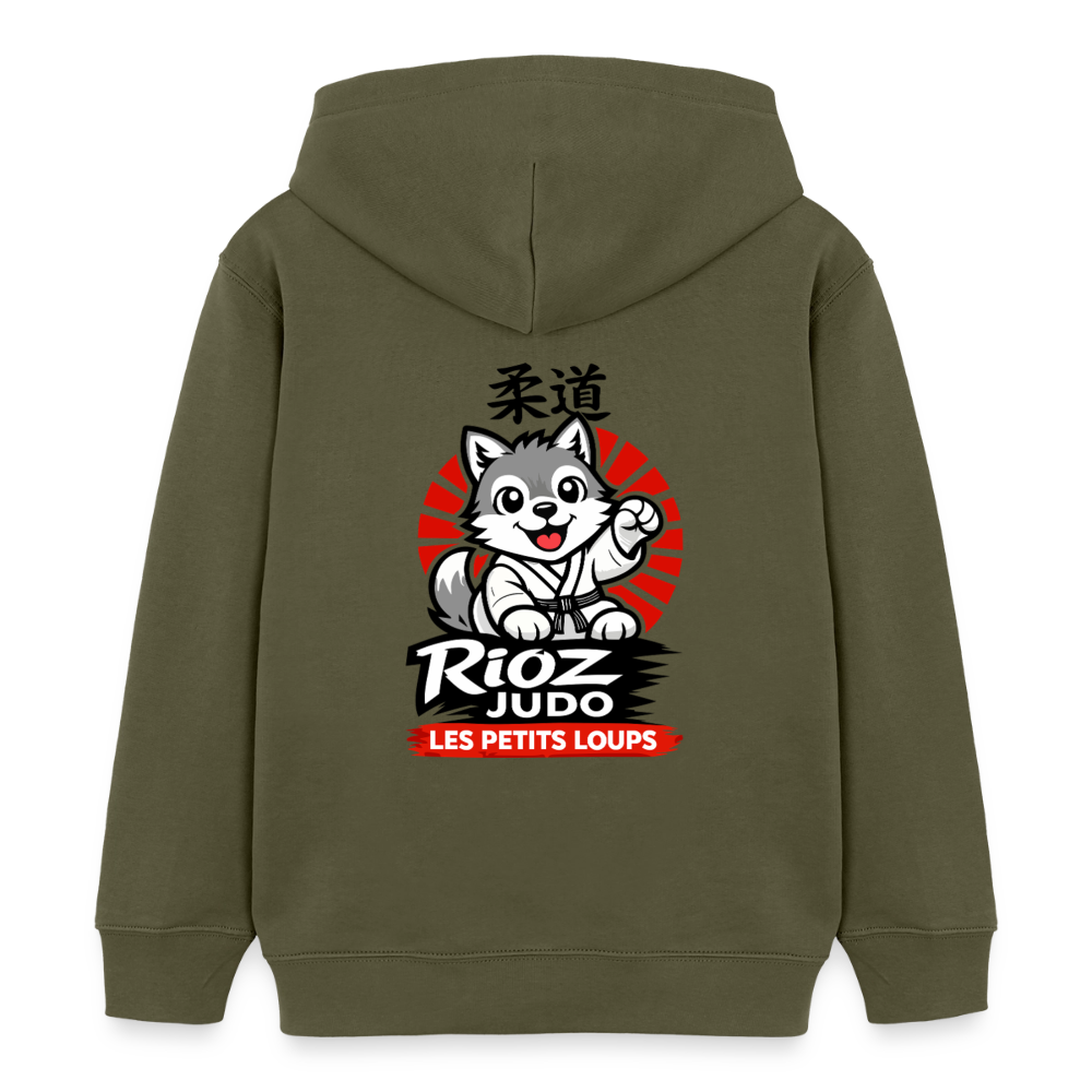 Image of Hoodie Signature — Les Petits Loups - kaki