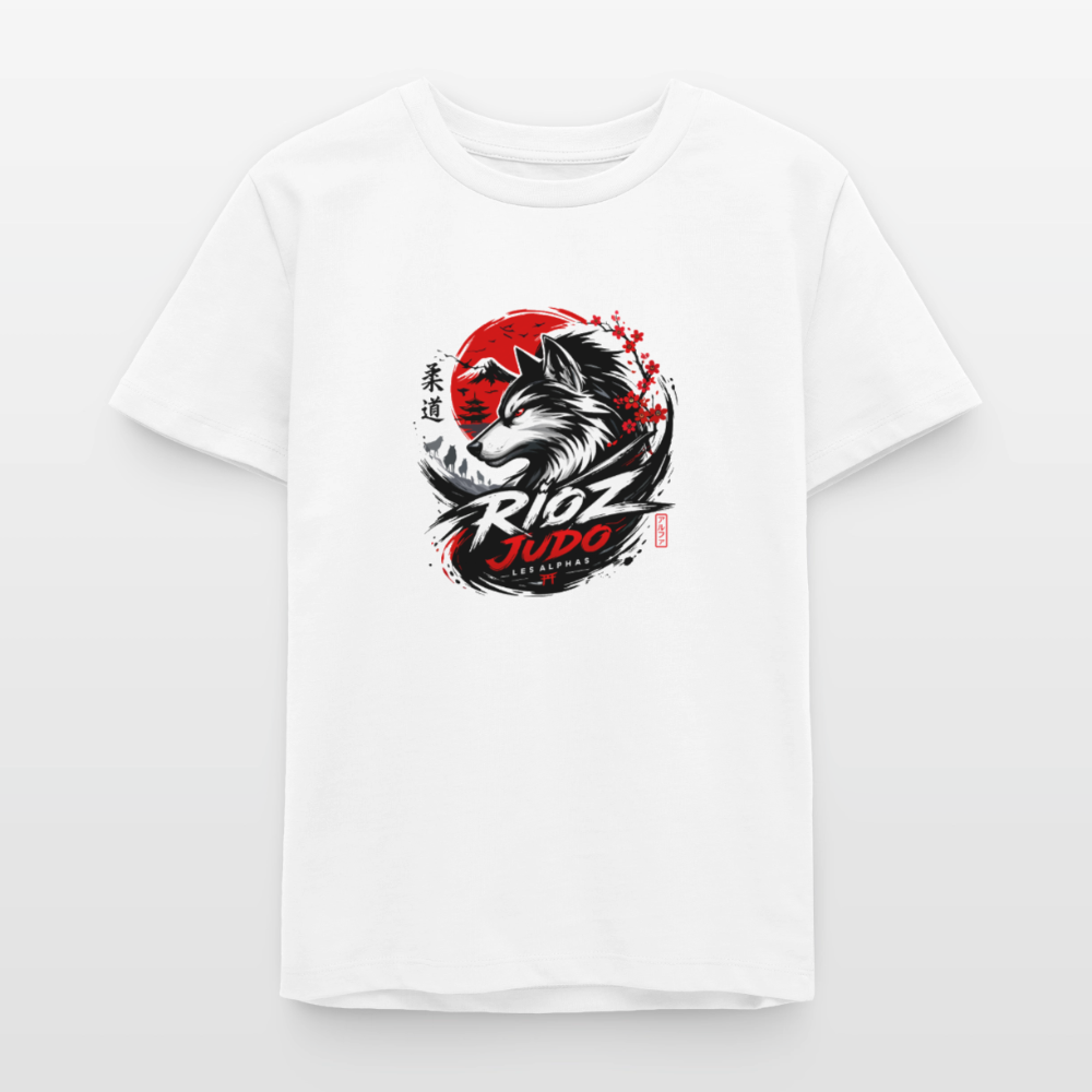 Image of T-shirt ado Essentielle — ALPHA - blanc