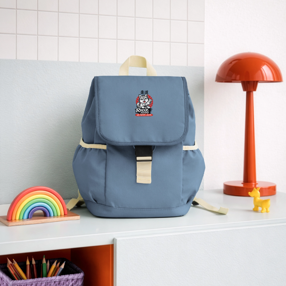 Image of Sac à dos BagBase — Les Petits Loups - gris bleu