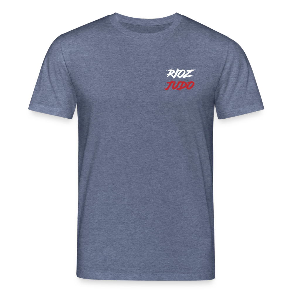 Image of T-shirt Signature Adulte — Rioz Judo - bleu foncé chiné