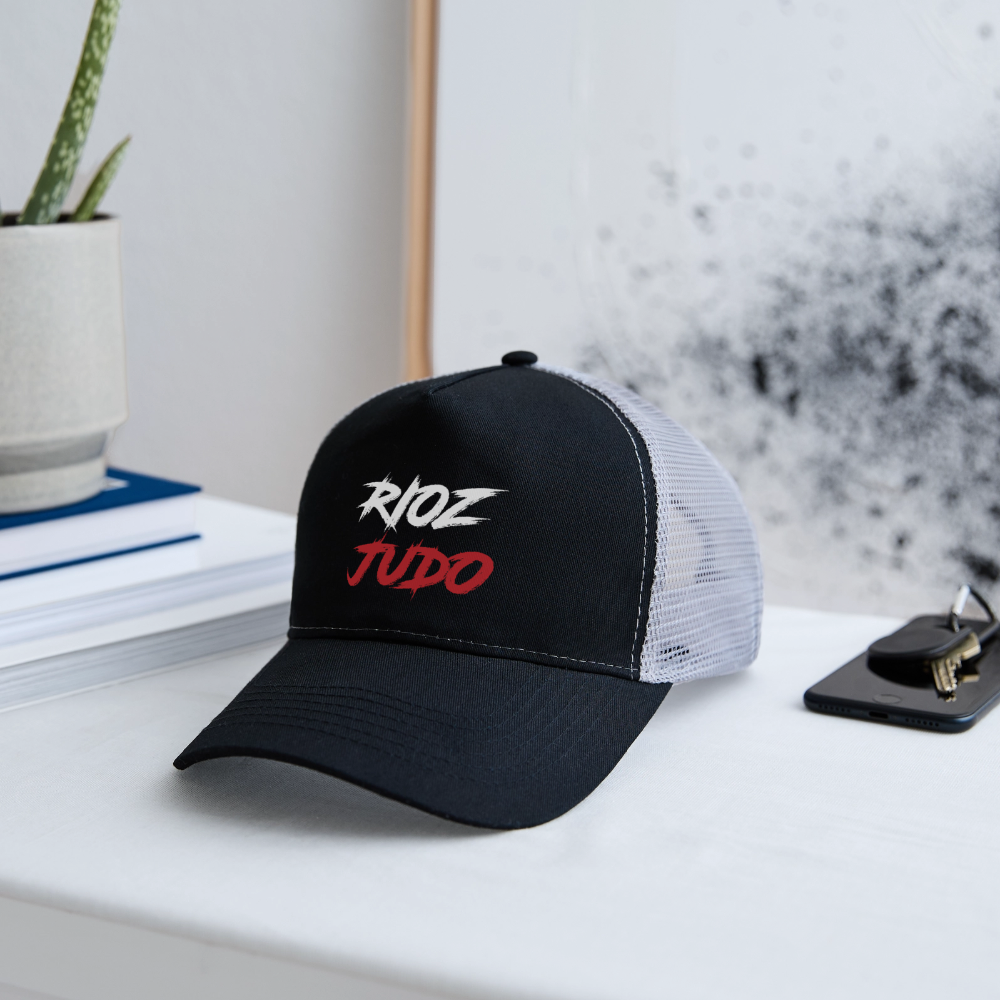 Image of Casquette Rioz Judo — ALPHA - noir/gris pierre