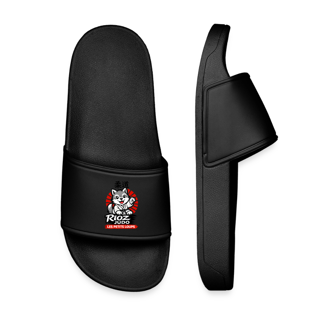 Image of Claquettes Dojo — Les Petits Loups - noir