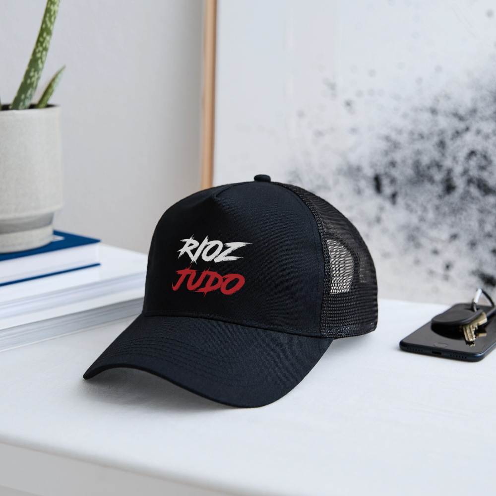 Image of Casquette Rioz Judo — ALPHA - noir/noir