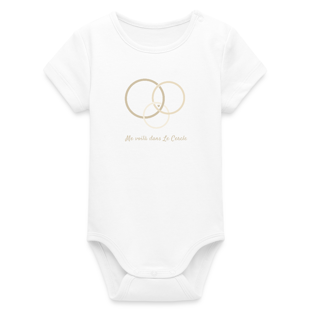 Image of Body Bébé Signature — Le Cercle s’agrandit - blanc