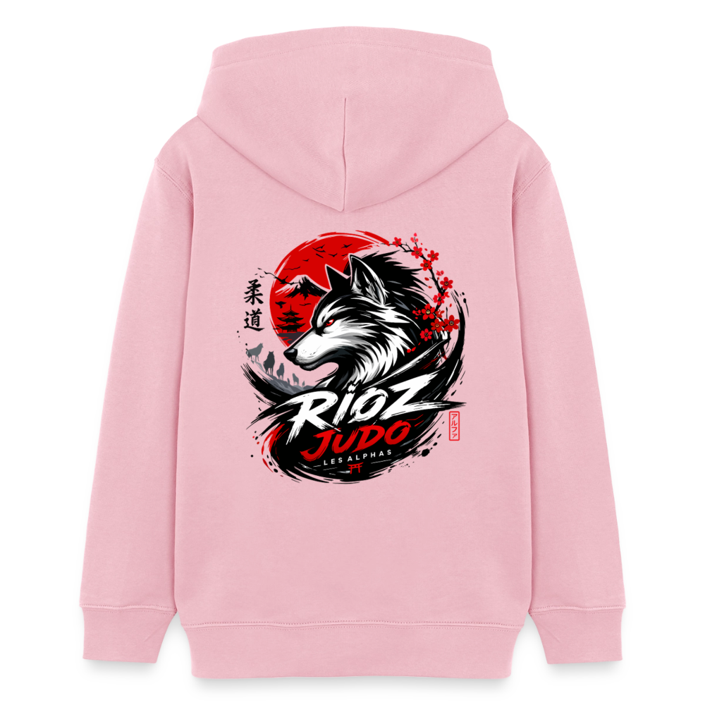 Image of Hoodie ado Signature — ALPHA - rose pâle