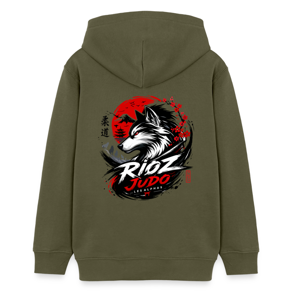 Image of Hoodie ado Signature — ALPHA - kaki