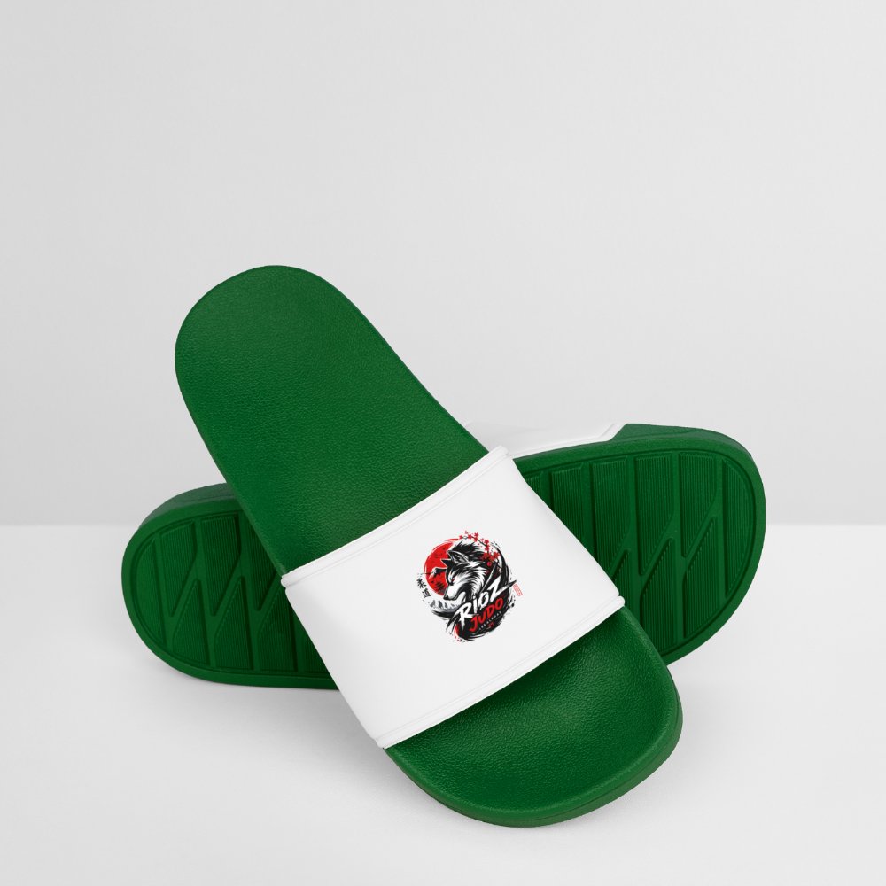 Image of Claquettes ado Dojo — ALPHA - vert foncé