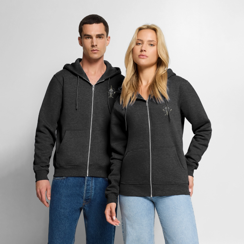 Image of Veste à Capuche Zippée – Spartiate CTM - anthracite chiné
