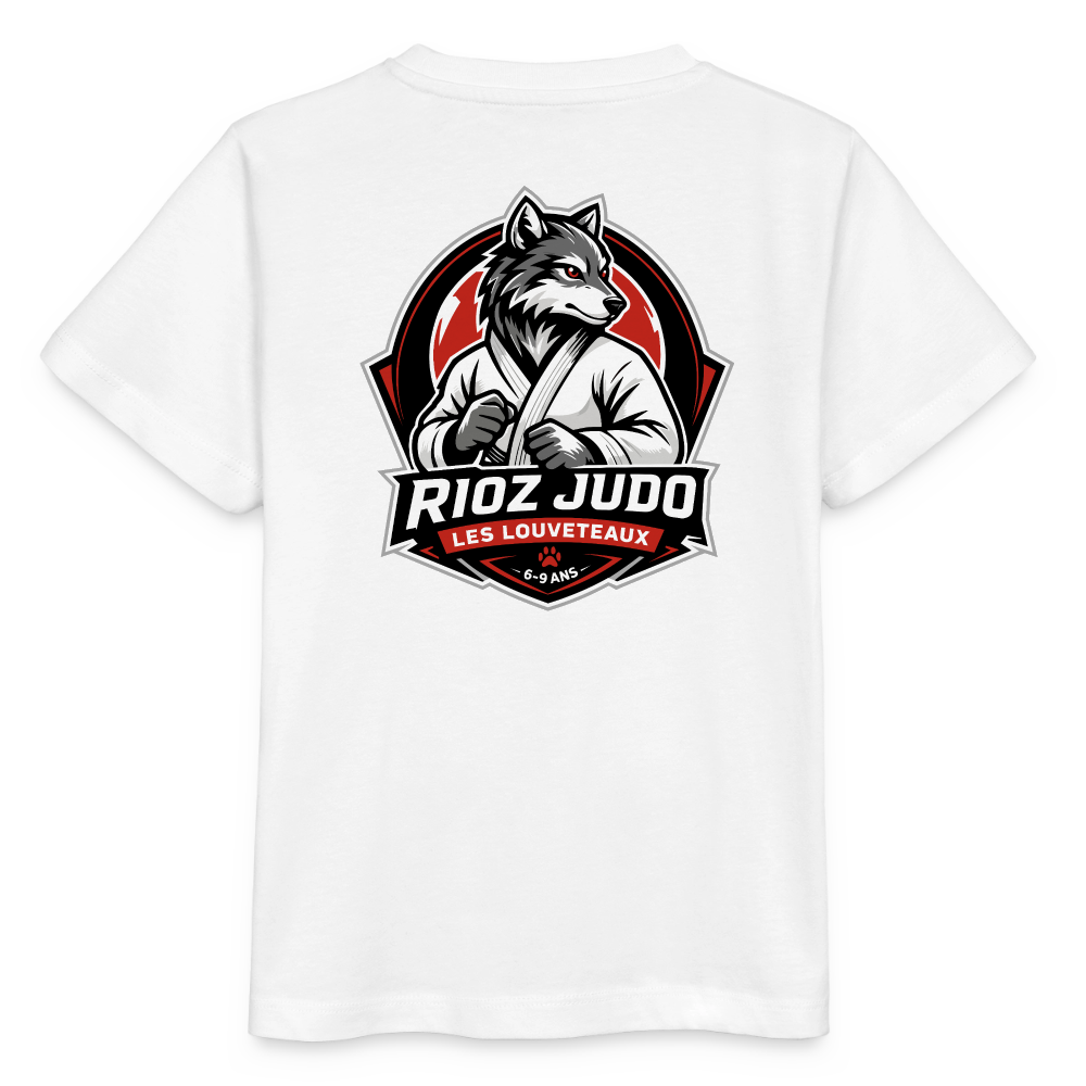 Image of T-shirt Signature — Les Louveteaux - blanc