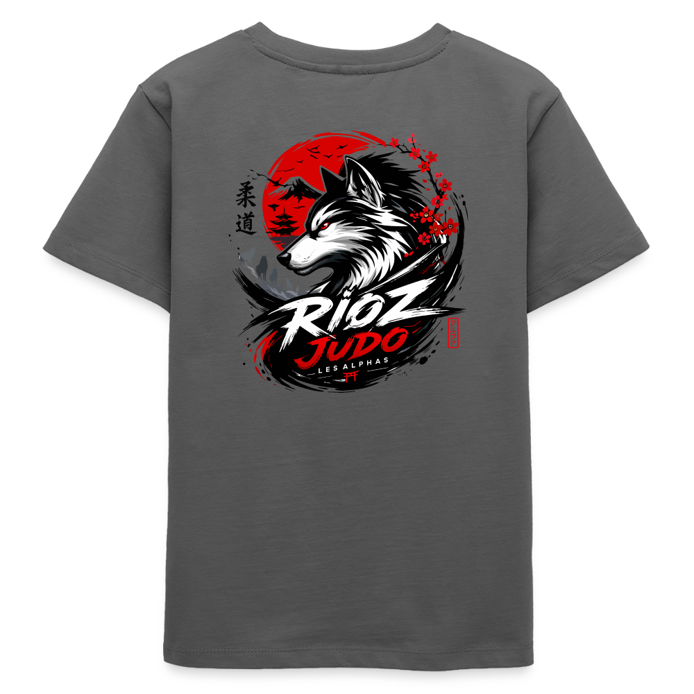 Image of T-shirt ado Signature — ALPHA - charbon