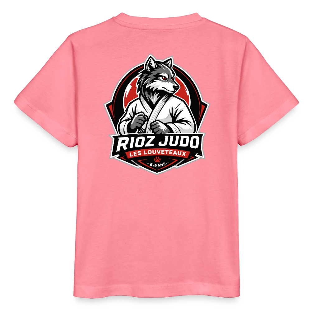 Image of T-shirt Signature — Les Louveteaux - rose 