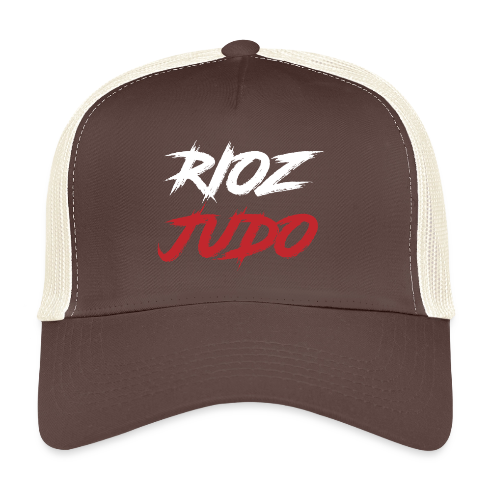 Image of Casquette Rioz Judo — ALPHA - marron/beige