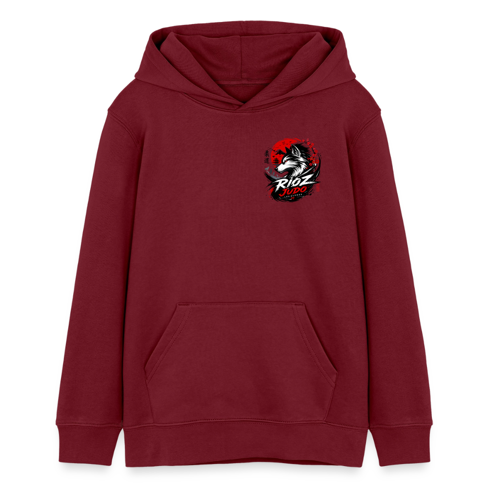 Image of Hoodie ado Essentielle — ALPHA - bordeaux
