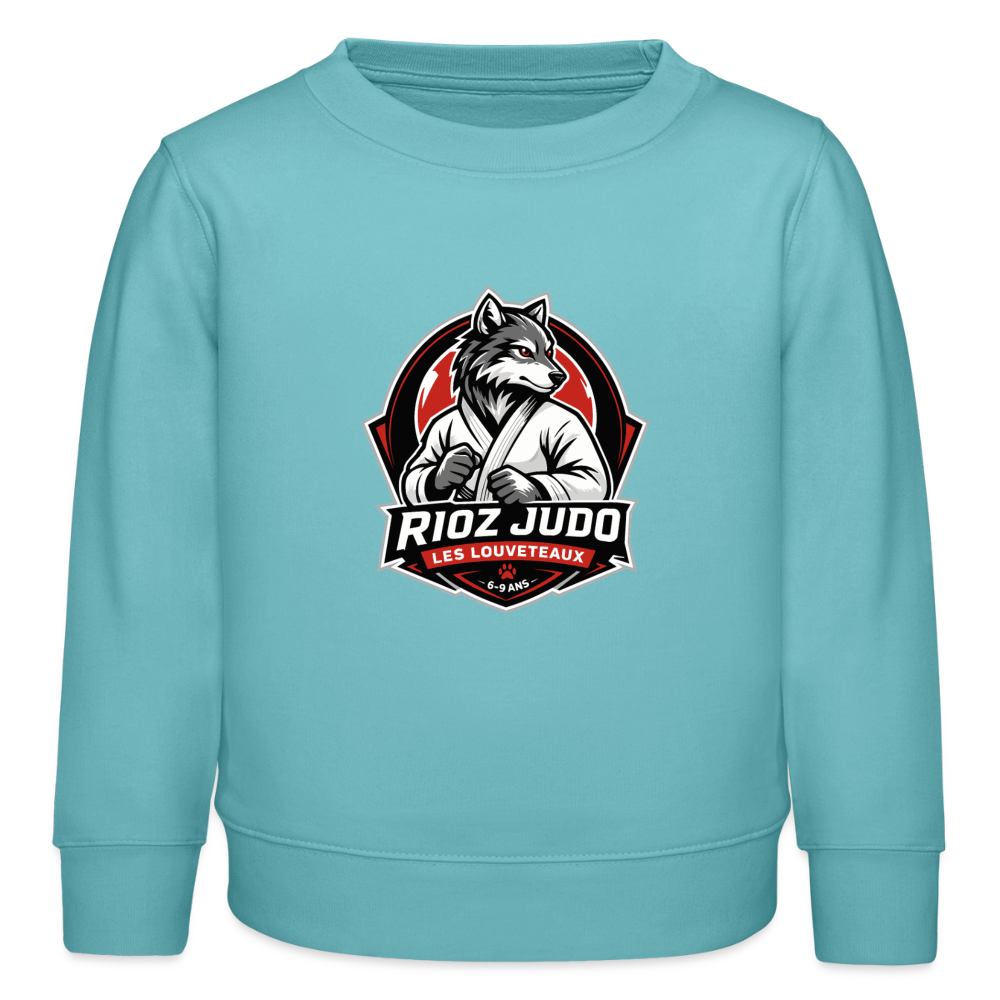 Image of Sweat Essentielle — Les Louveteaux - turquoise pastel