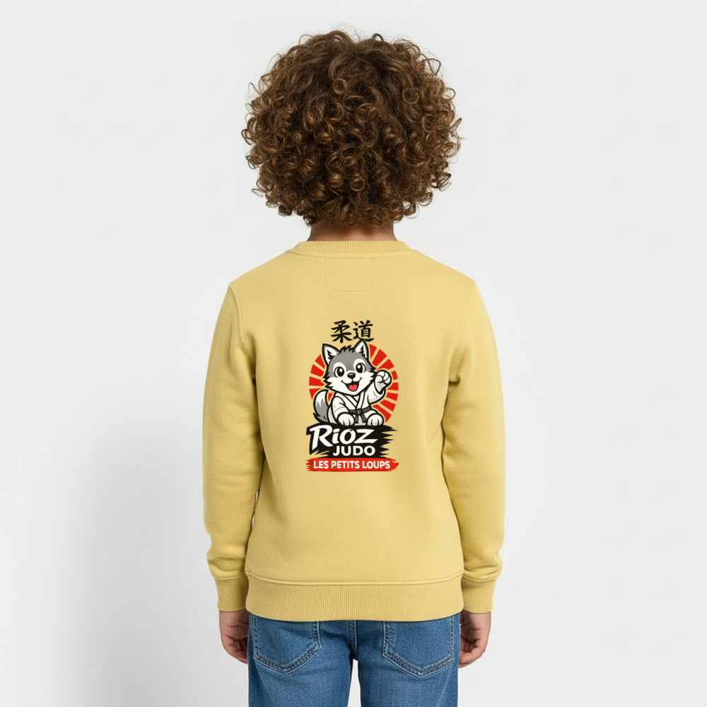 Image of Sweat Signature — Les Petits Loups - jaune viva 