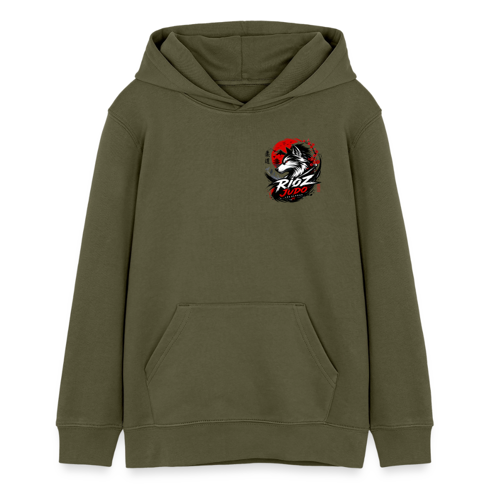 Image of Hoodie ado Essentielle — ALPHA - kaki