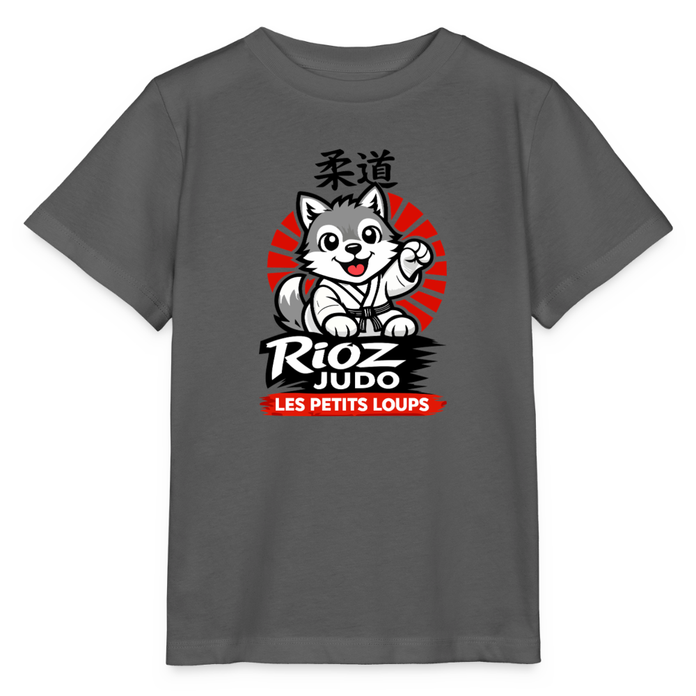 Image of T-shirt Essentielle — Les Petits Loups - charbon