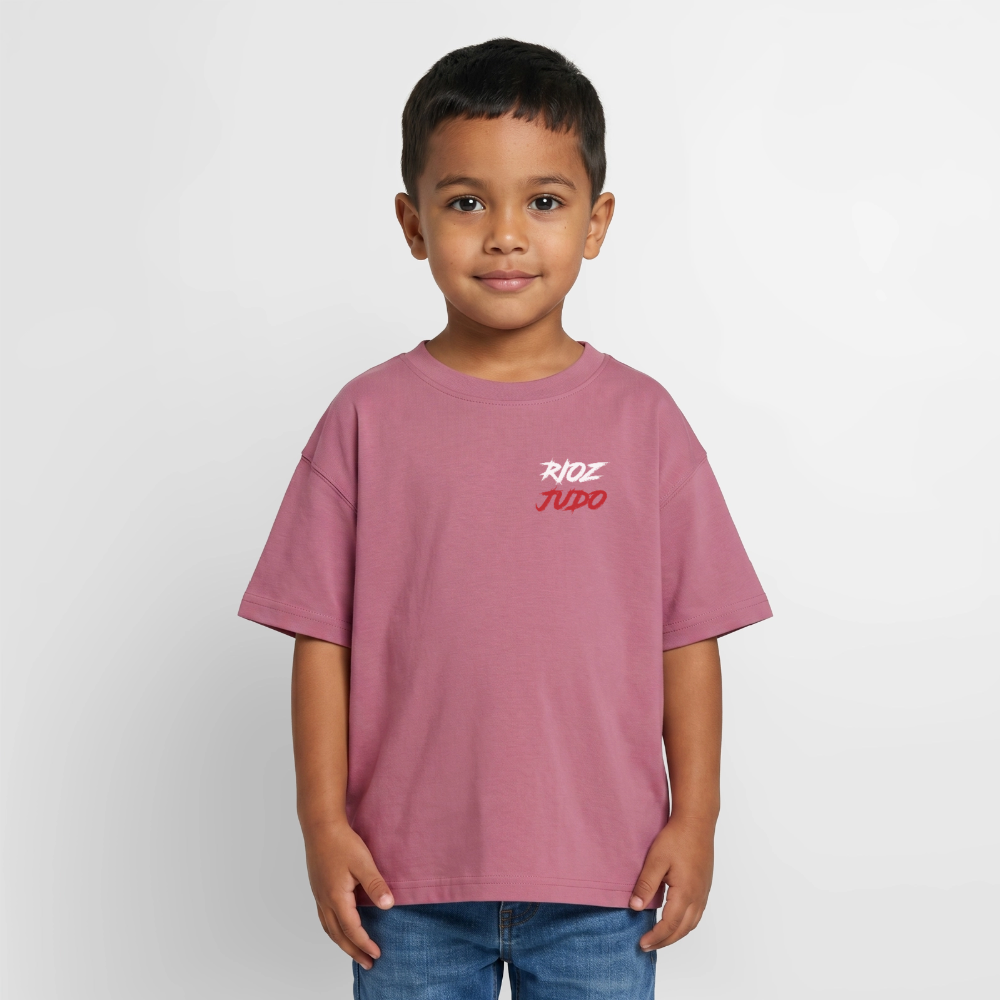 Image of T-shirt signature  Oversize — Les Louveteaux - mauve