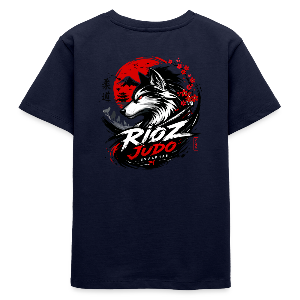 Image of T-shirt ado Signature — ALPHA - marine